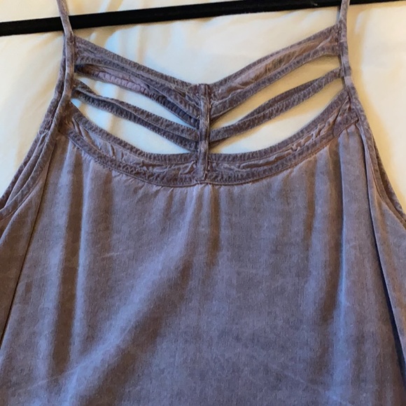 dark purple tank top - Picture 2 of 3